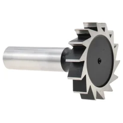 Woodruff Keyseat Cutter: 1-1/2" Cut Dia, 5/16" Cut Width, 1/2" Shank Dia, Straight Tooth