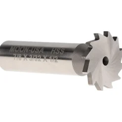 Woodruff Keyseat Cutter: 7/8" Cut Dia, 3/32" Cut Width, 1/2" Shank Dia, Straight Tooth