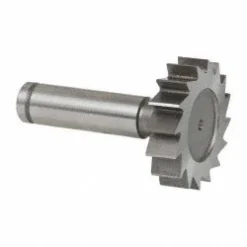 Woodruff Keyseat Cutter: 1-1/2" Cut Dia, 3/8" Cut Width, 1/2" Shank Dia, Straight Tooth