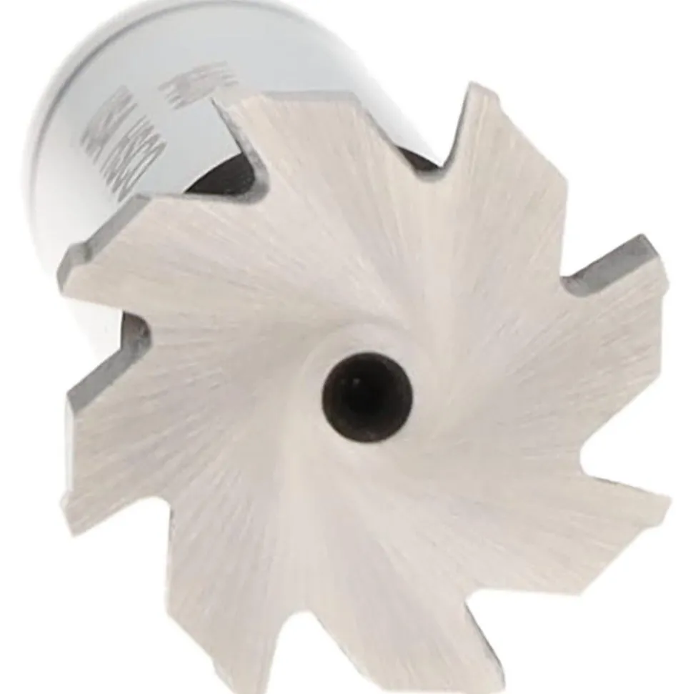 Woodruff Keyseat Cutter: 3/4" Cut Dia, 1/8" Cut Width, 1/2" Shank Dia, Staggered Tooth