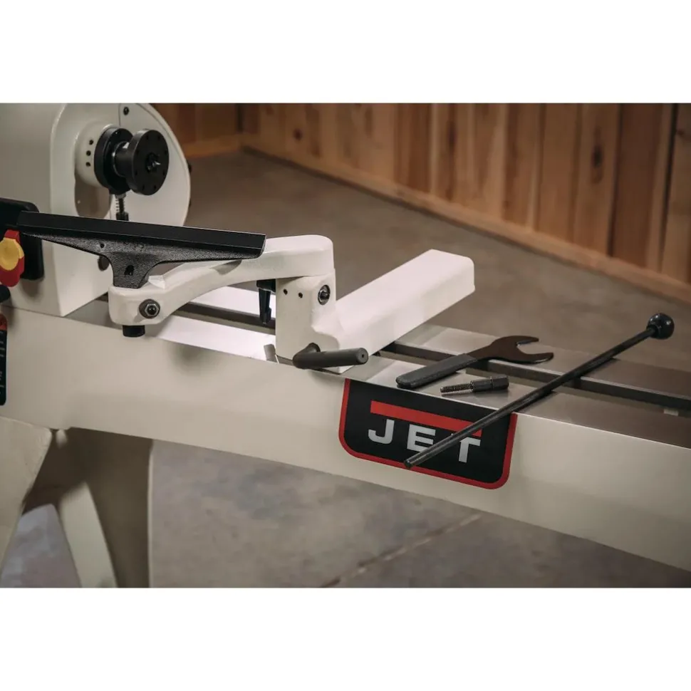 Woodworking Lathe: 14.5" Swing, 62.5" Between Centers, 1 hp, 115/230 V