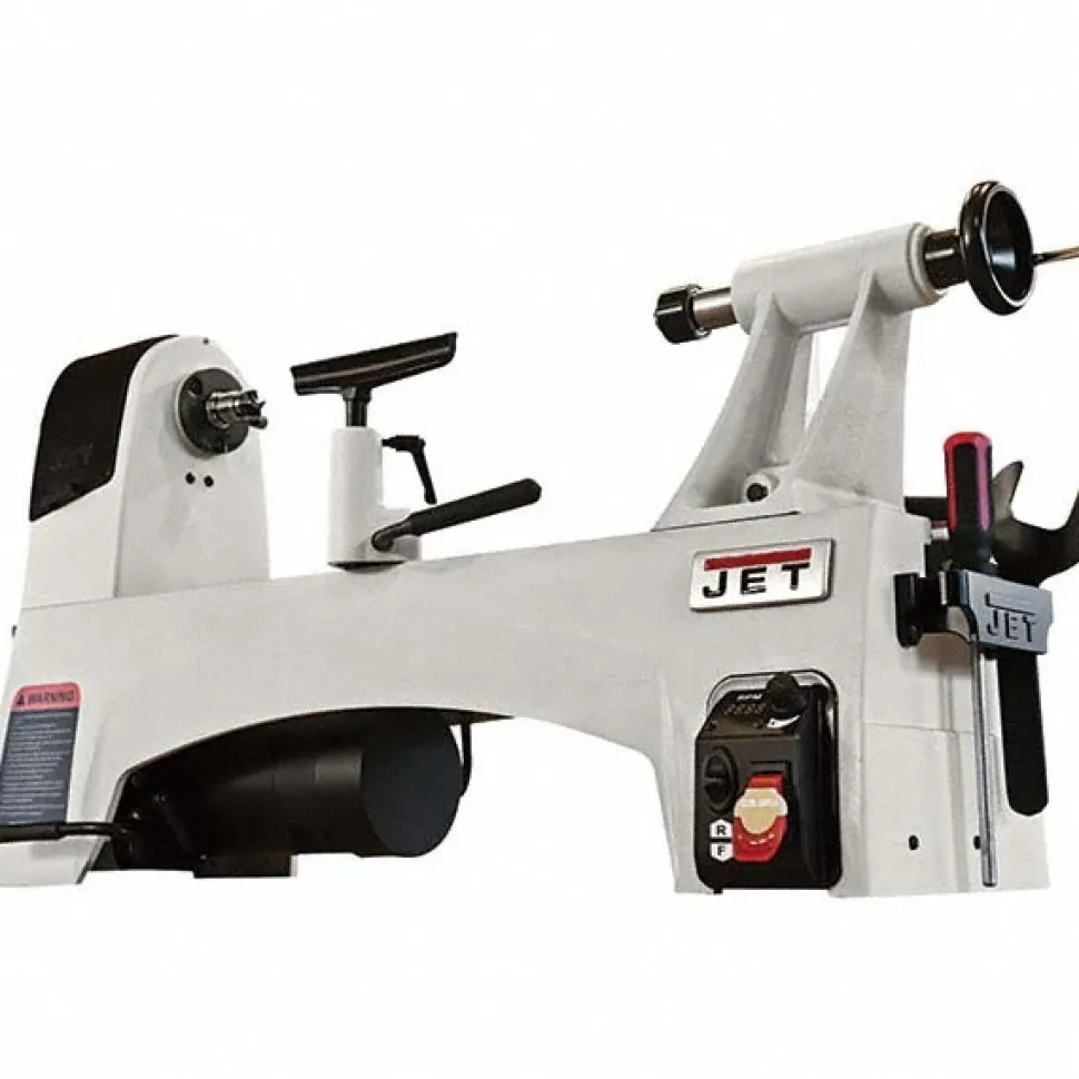 Woodworking Lathe: 12.5" Swing, 20.25" Between Centers, 1 hp, 115 V