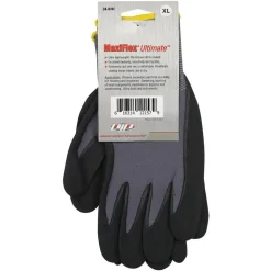Work Gloves: 34-874, Size Large, Micro-Foam Nitrile-Coated, Nylon & Elastane, General Purpose