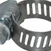 Worm Gear Clamp: Miniature Worm Drive, SAE 4, 5/16 to 5/8" Dia, Stainless Steel Band