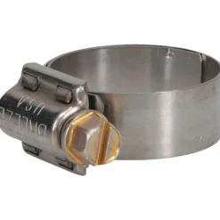 Worm Gear Clamp: Protection Liner Worm Drive, SAE 12, 11/16 to 1-1/4" Dia, Stainless Steel Band