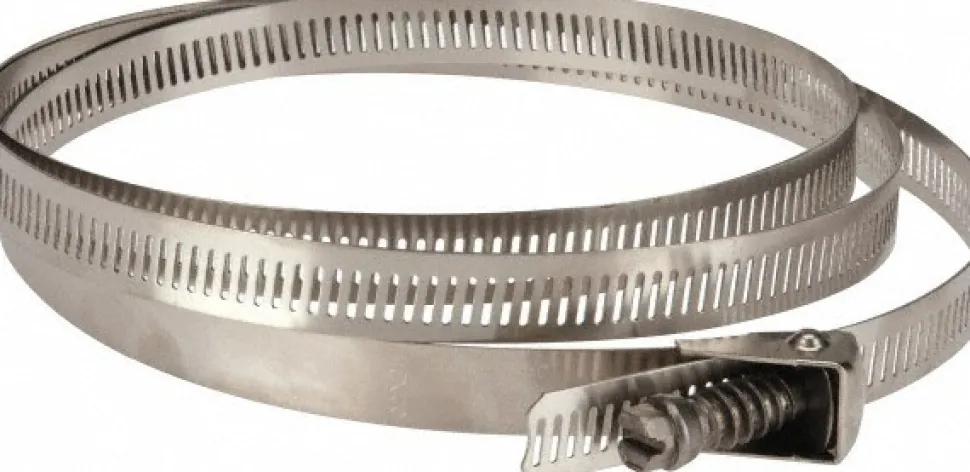 Worm Gear Clamp: Quick Release Worm Drive, SAE 248, 1-3/4 to 16" Dia, Stainless Steel Band