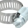 Worm Gear Clamp: Worm Drive, SAE 10, 9/16 to 1-1/16" Dia, Carbon Steel Band