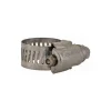 Worm Gear Clamp: Worm Drive, SAE 6, 3/8 to 7/8" Dia, Stainless Steel Band