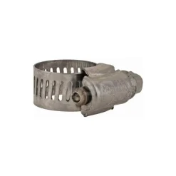 Worm Gear Clamp: Worm Drive, SAE 6, 3/8 to 7/8" Dia, Stainless Steel Band
