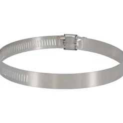 Worm Gear Clamp: Worm Drive, SAE 64, 2-1/2 to 4-1/2