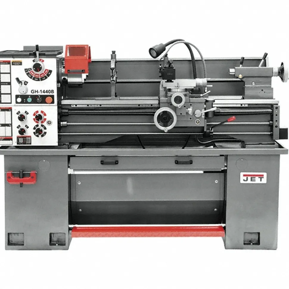 14" x 36-7/8" Bench Lathe: Geared Head, 2 hp, 230 V