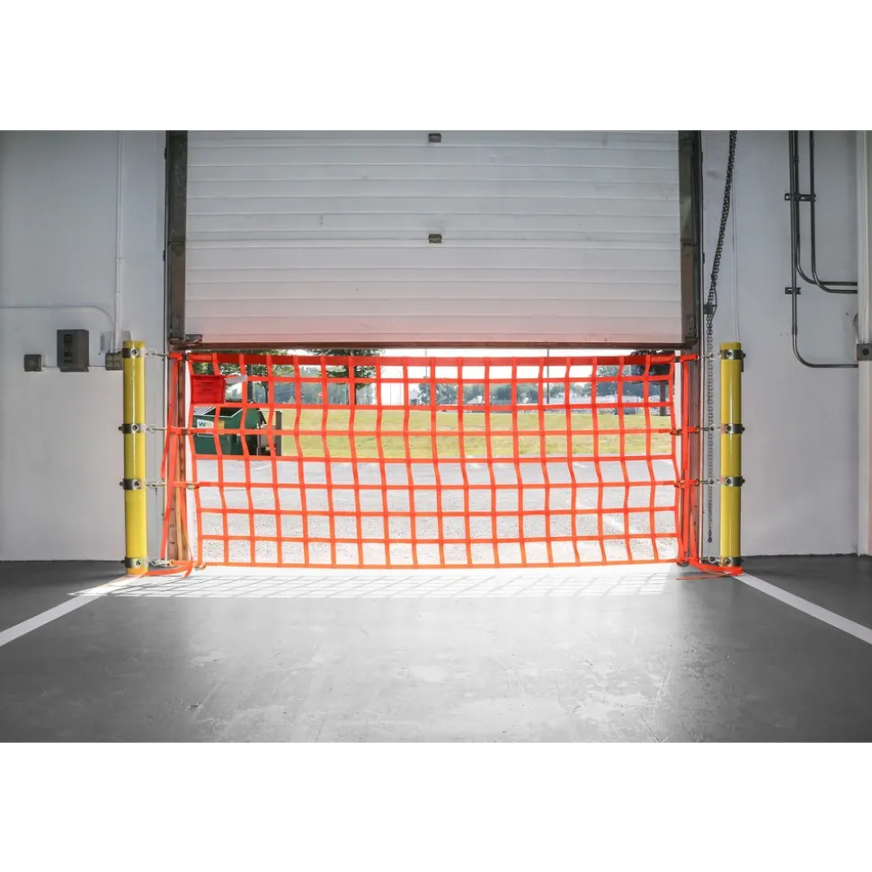 4' x 32' Bollard Mount Dock Safety Net 9