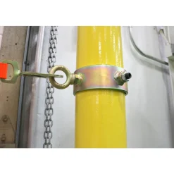 4' x 32' Bollard Mount Dock Safety Net 9