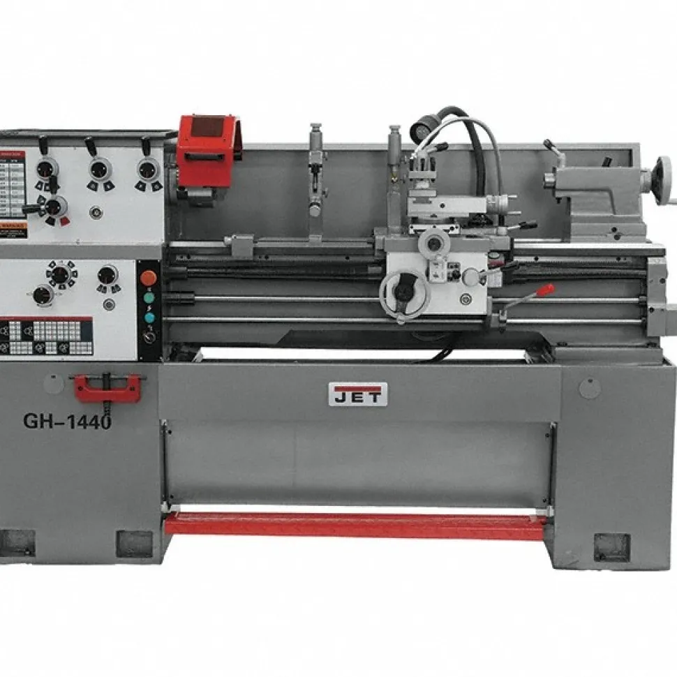 14" x 40" Engine Lathe: Geared Head, 3 hp, 230/460 V