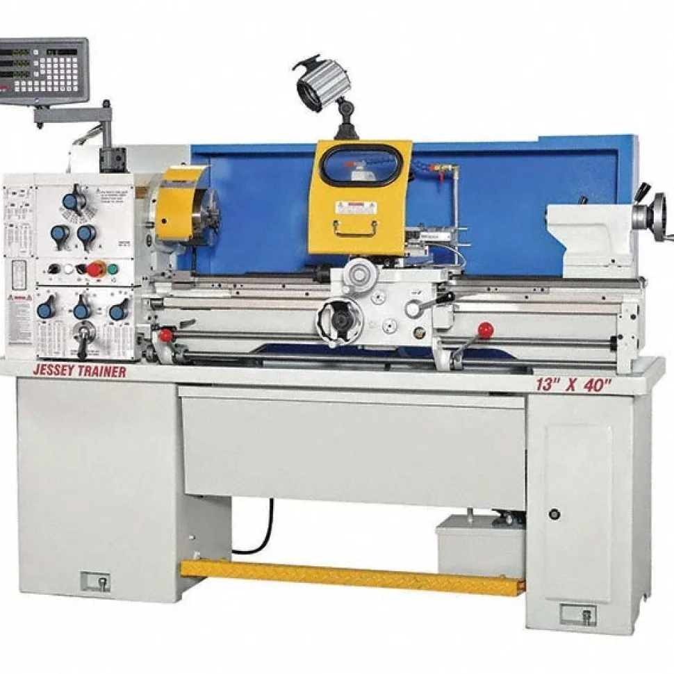 13" x 40" Engine Lathe: Geared Head, 3 hp, 220 V