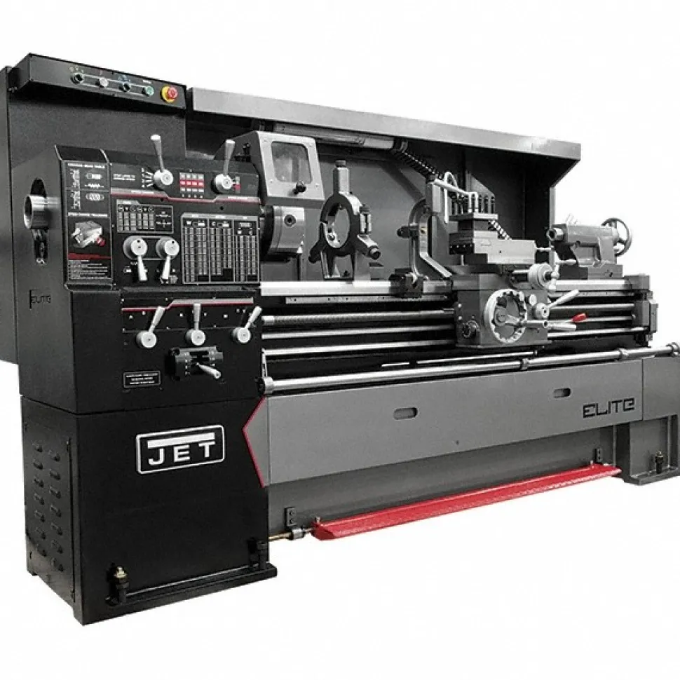17" x 40" Engine Lathe: Geared Head, 230/460 V