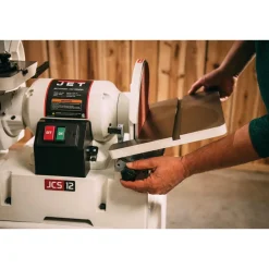 48" x 6" Horizontal & Vertical Combination Sanding Machine: 12" Disc Dia