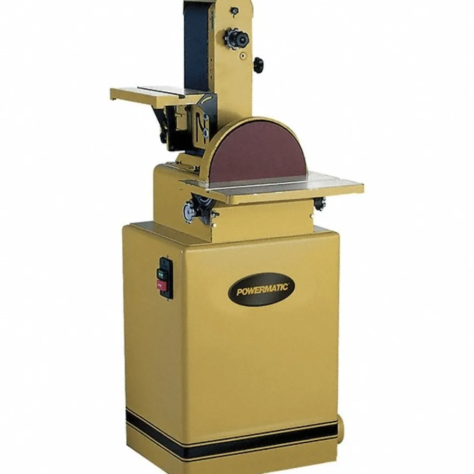 48" x 6" Horizontal & Vertical Combination Sanding Machine: 12" Disc Dia