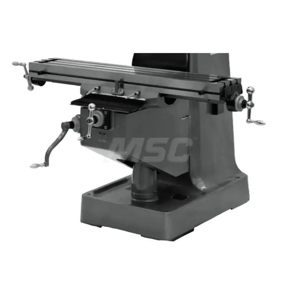 9 x 49" Knee Milling Machine: 3.00 hp, Variable Speed Pulley, Three Phase
