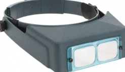 2.5x Magnification, Optical Glass, Rectangular Magnifier