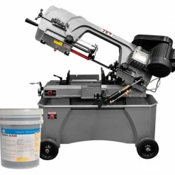 7 x 12" Manual Combo Horizontal & Vertical Bandsaw: Step Pulley