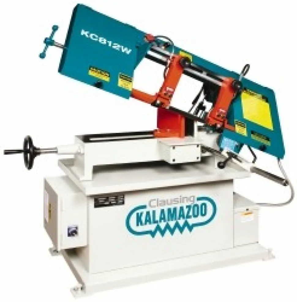 7 x 14" Manual Horizontal Bandsaw: Step Pulley