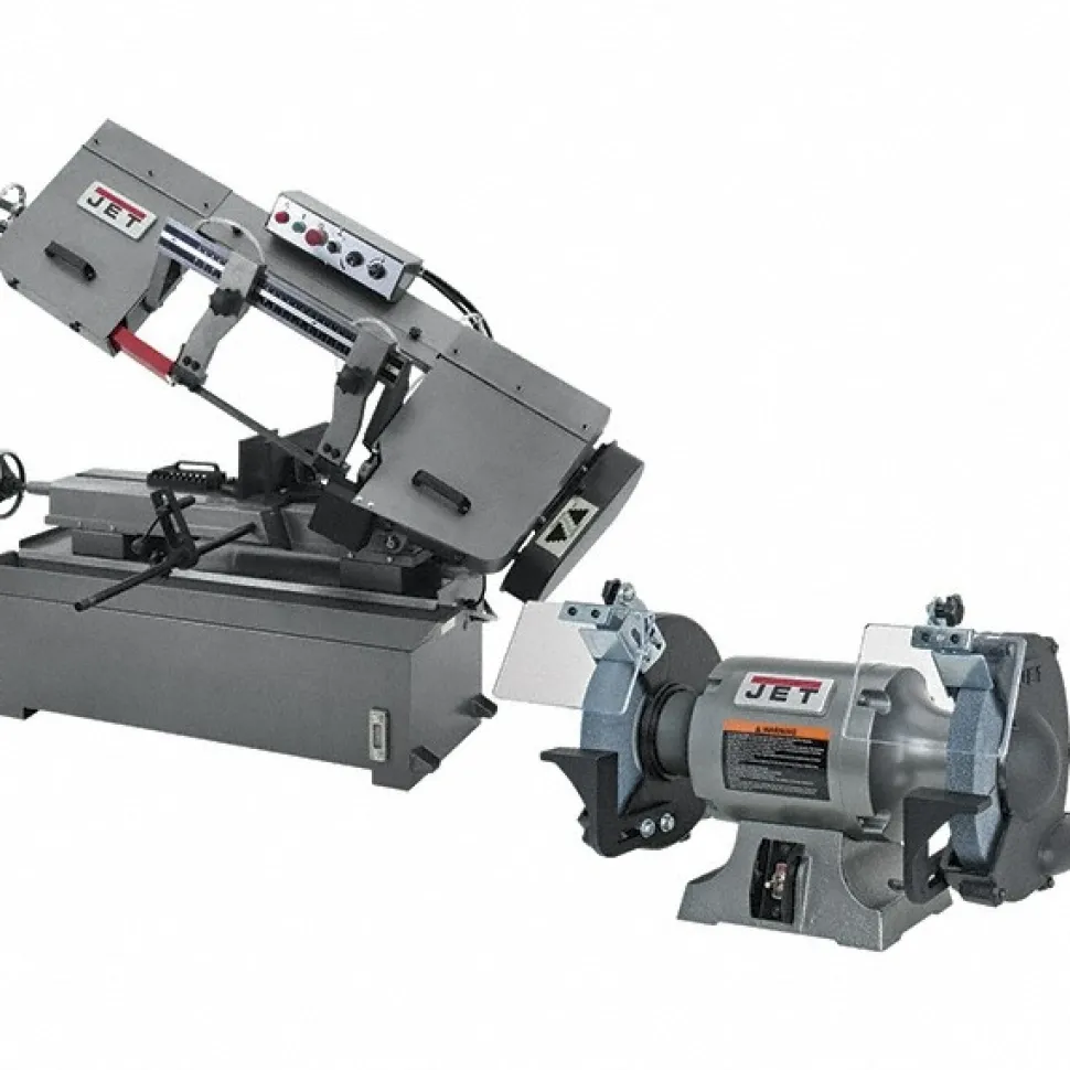 10 x 18" Manual Horizontal Bandsaw: Step Pulley