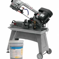 5 x 8" Manual Horizontal Bandsaw: Step Pulley