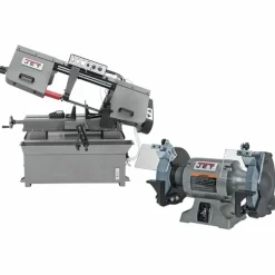 9 x 16" Manual Horizontal Bandsaw: Step Pulley