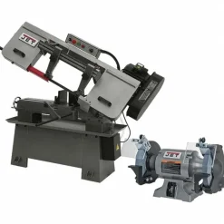 9 x 13" Manual Horizontal Bandsaw: Step Pulley