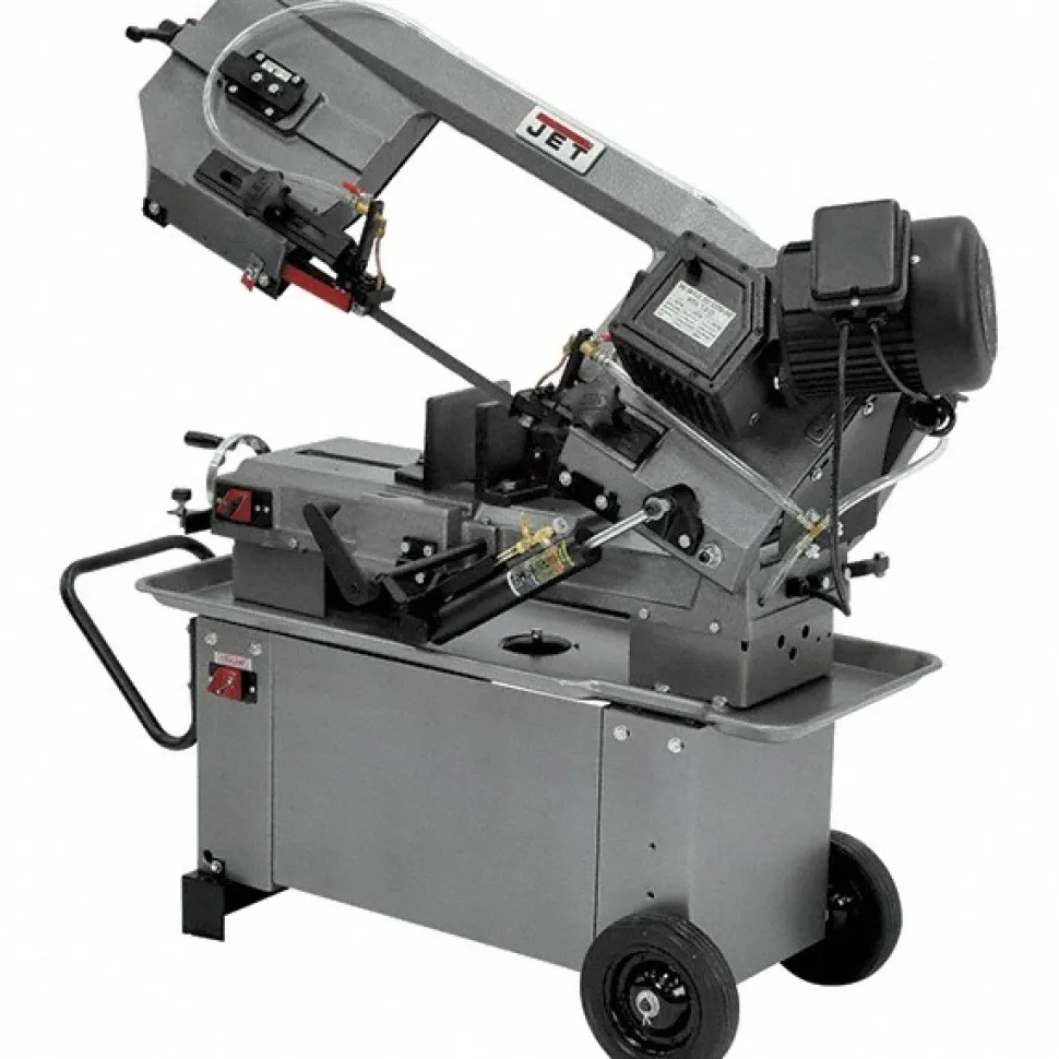 8 x 11-1/4" Manual;Semi-Automatic Combo Horizontal & Vertical Bandsaw: Geared Head