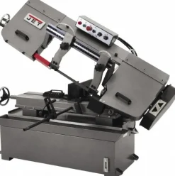 10 x 18" Manual & Semi-Automatic Horizontal Bandsaw: Step Pulley & Variable-Speed Pulley