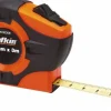 1/2"x 3m/10' P1000 Series SAE/Metric Yellow Clad A20 Blade Power Return Tape Measure
