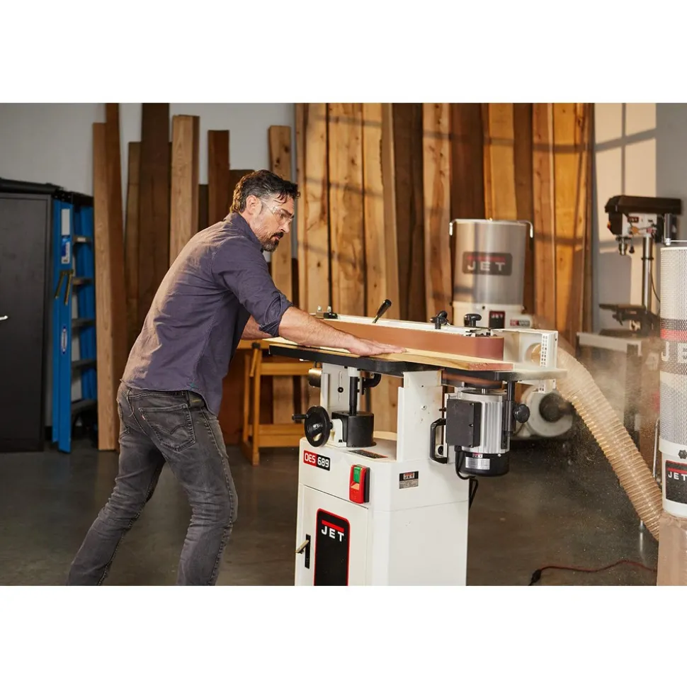 6" X 89" Oscillating Belt Edge Sander: Horizontal