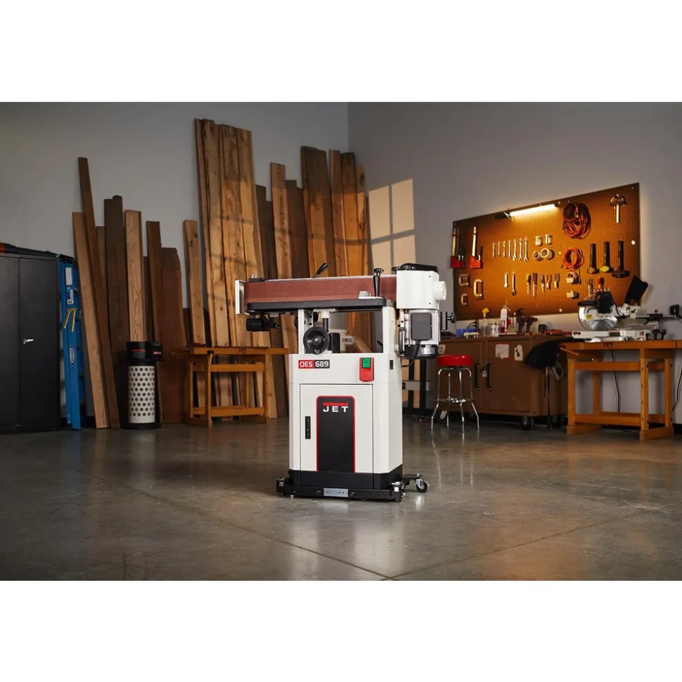 6" X 89" Oscillating Belt Edge Sander: Horizontal