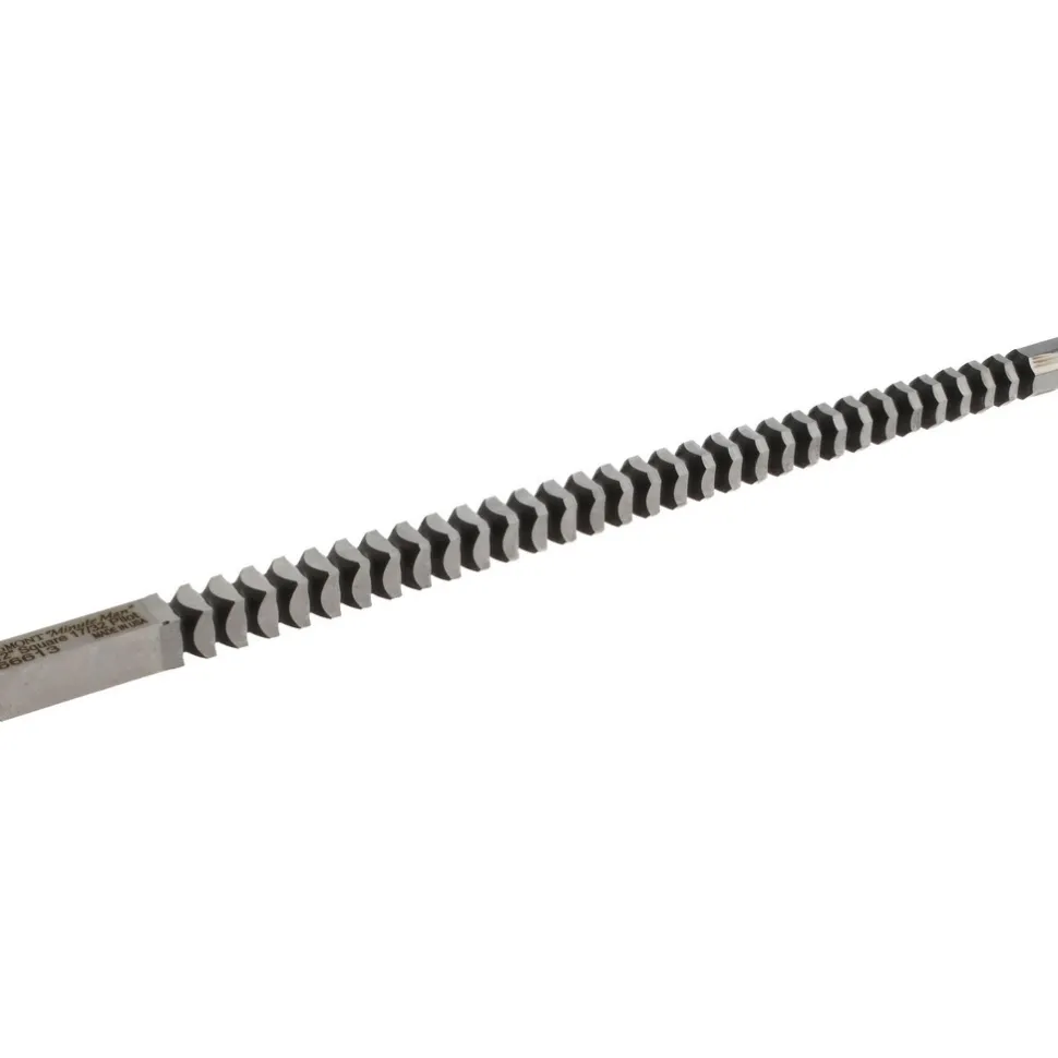 1/2" x 12" Overall Length, 17/32" Pilot Hole Dia, Square Broach