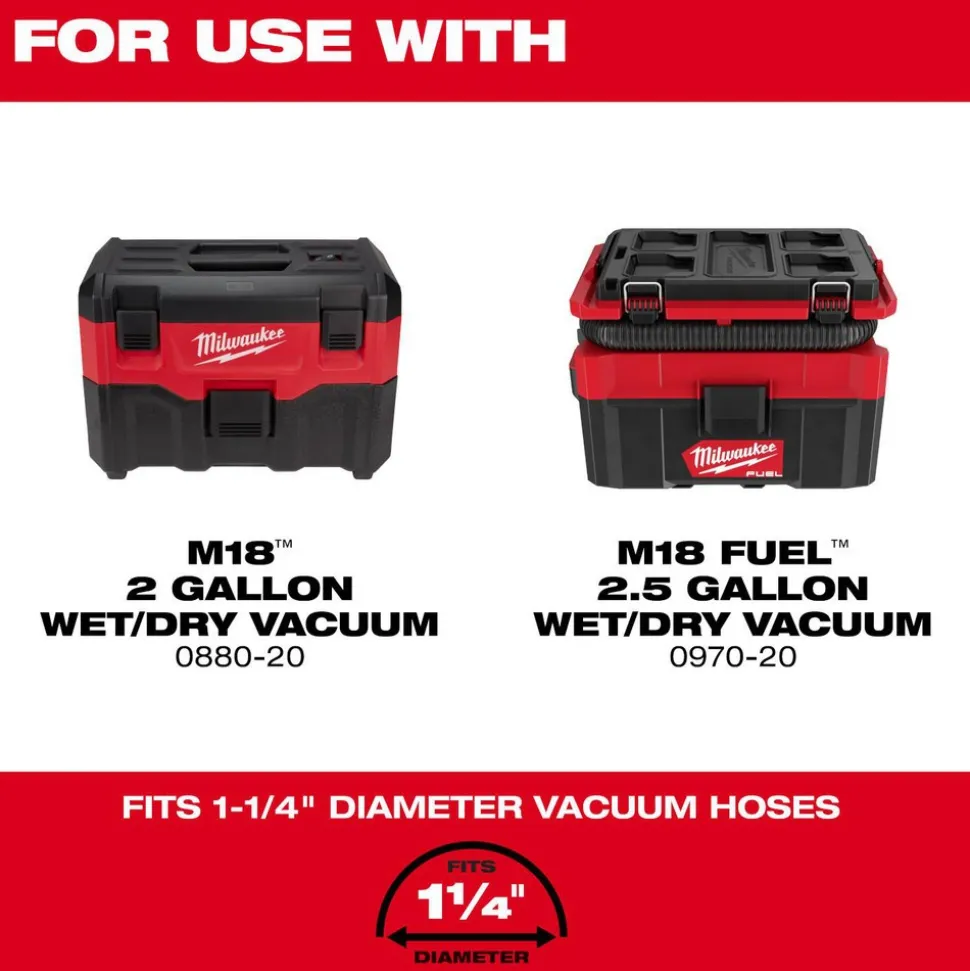 1-1/4” x 2’ to 6’ Expandable Hose