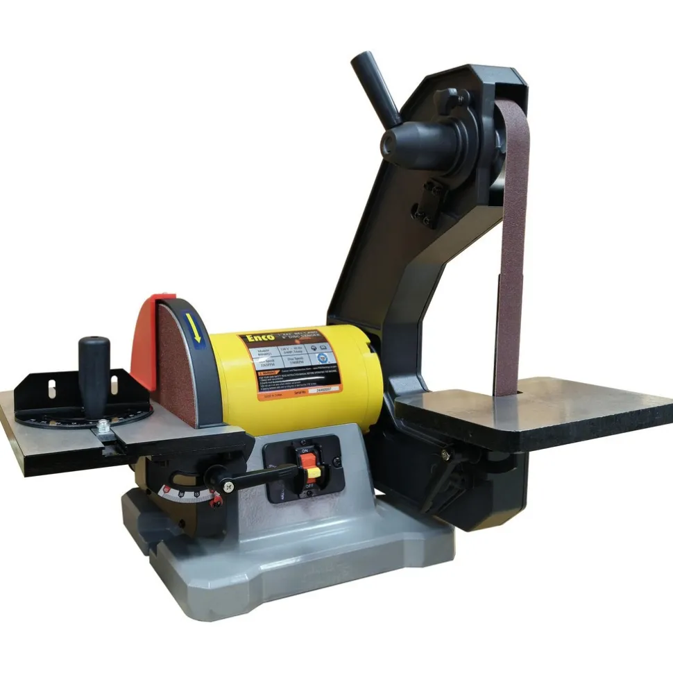 42" x 1" Vertical Combination Sanding Machine: 8" Disc Dia