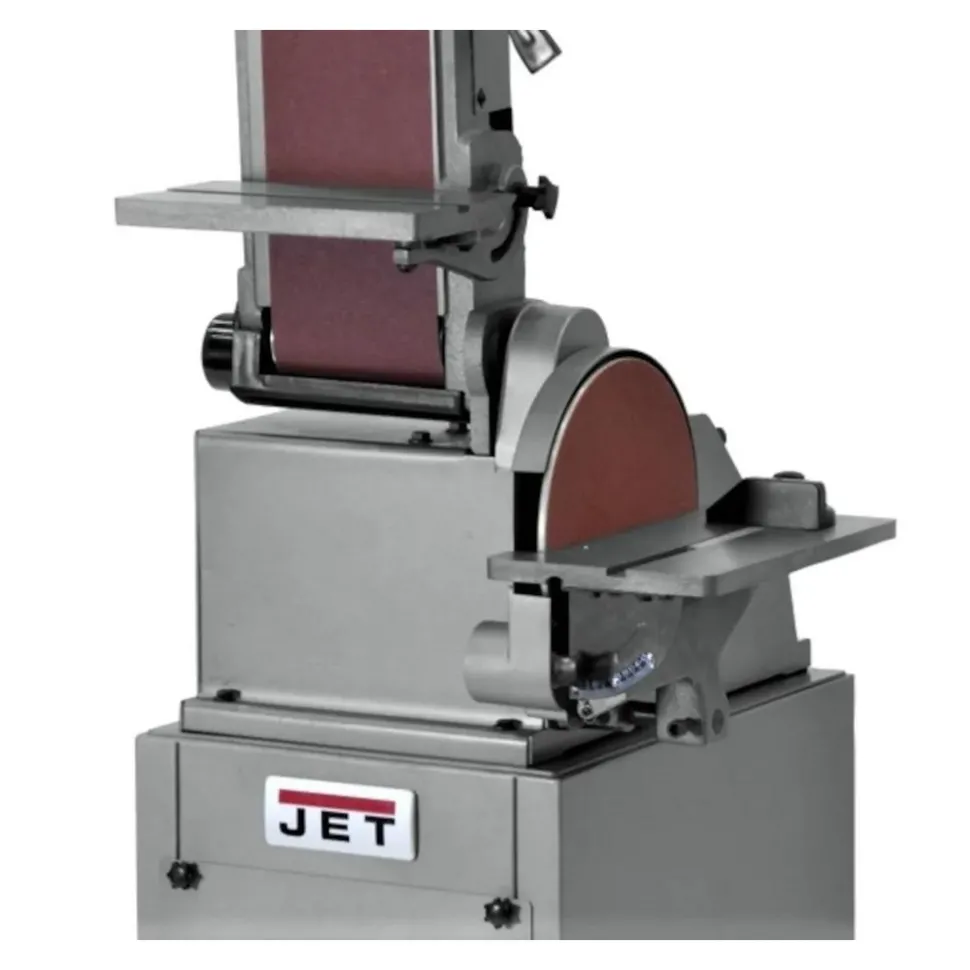 48" x 6" Vertical Combination Sanding Machine: 10" Disc Dia