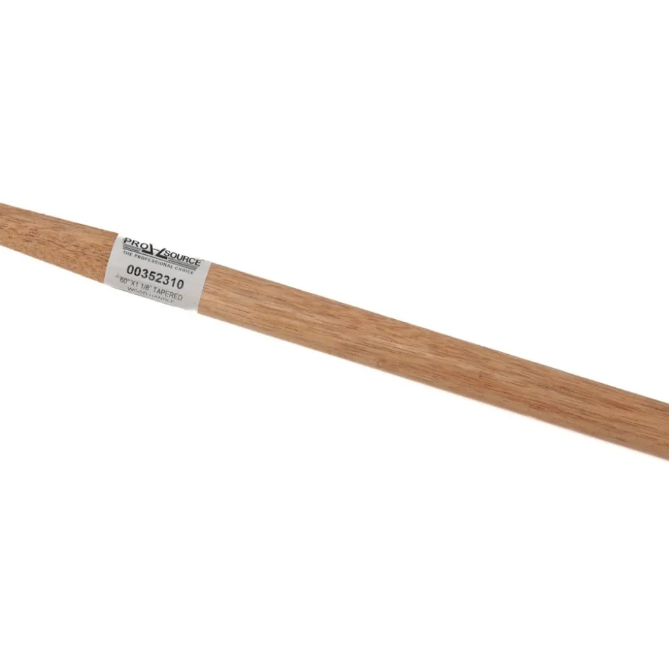 60 x 1-1/8" Wood Handle for Outdoor Street Brooms & Window Brushes