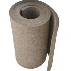 12 x 60 x 1/2" Gray Pressed Wool Felt Sheet
