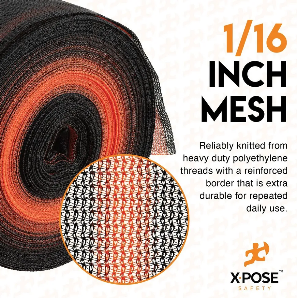 8'6" x 1/6" x 150' Heavy-Duty Fire-Retardant Multi-Purpose Net