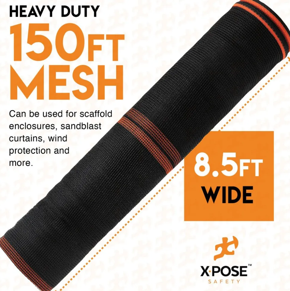 8'6" x 1/4" x 150' Heavy-Duty Fire-Retardant Multi-Purpose Net