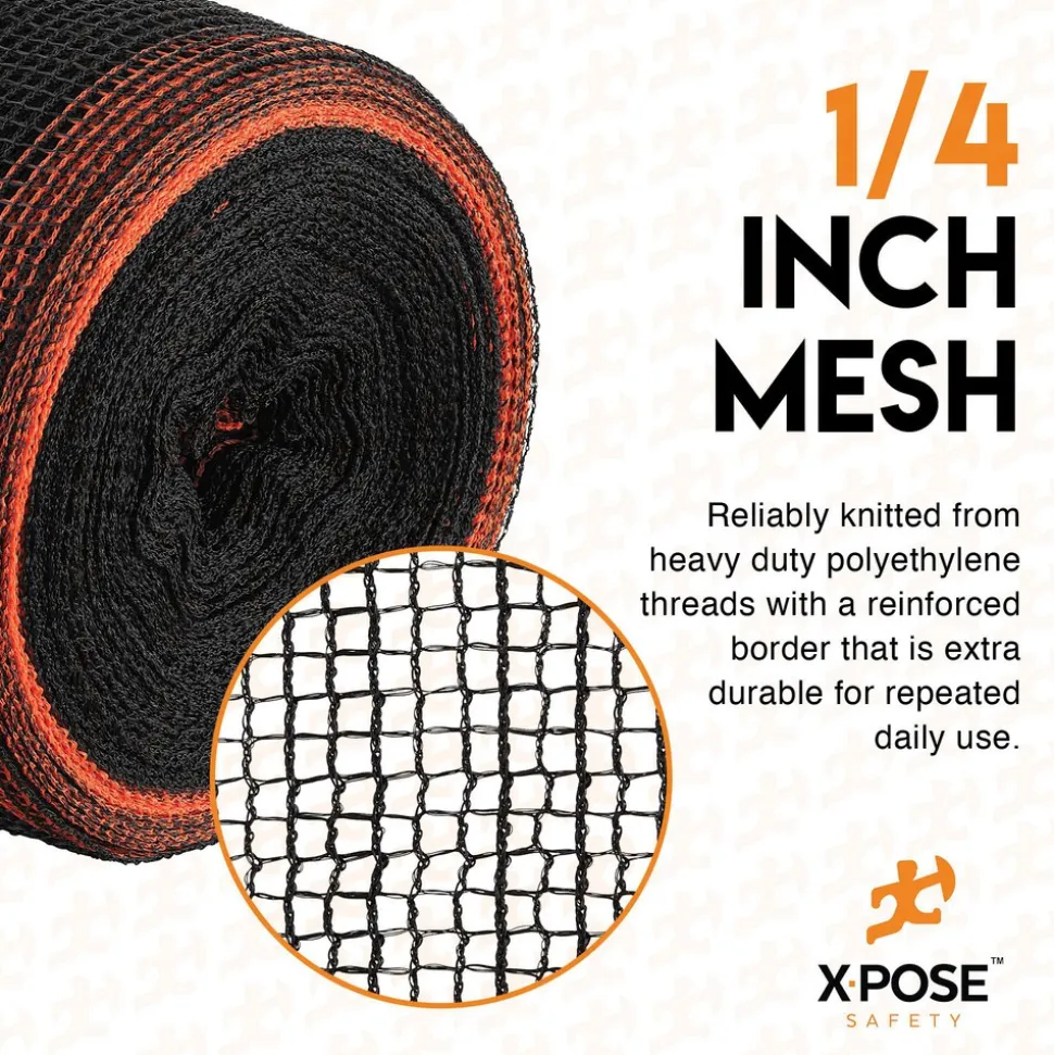 8'6" x 1/4" x 150' Heavy-Duty Fire-Retardant Multi-Purpose Net
