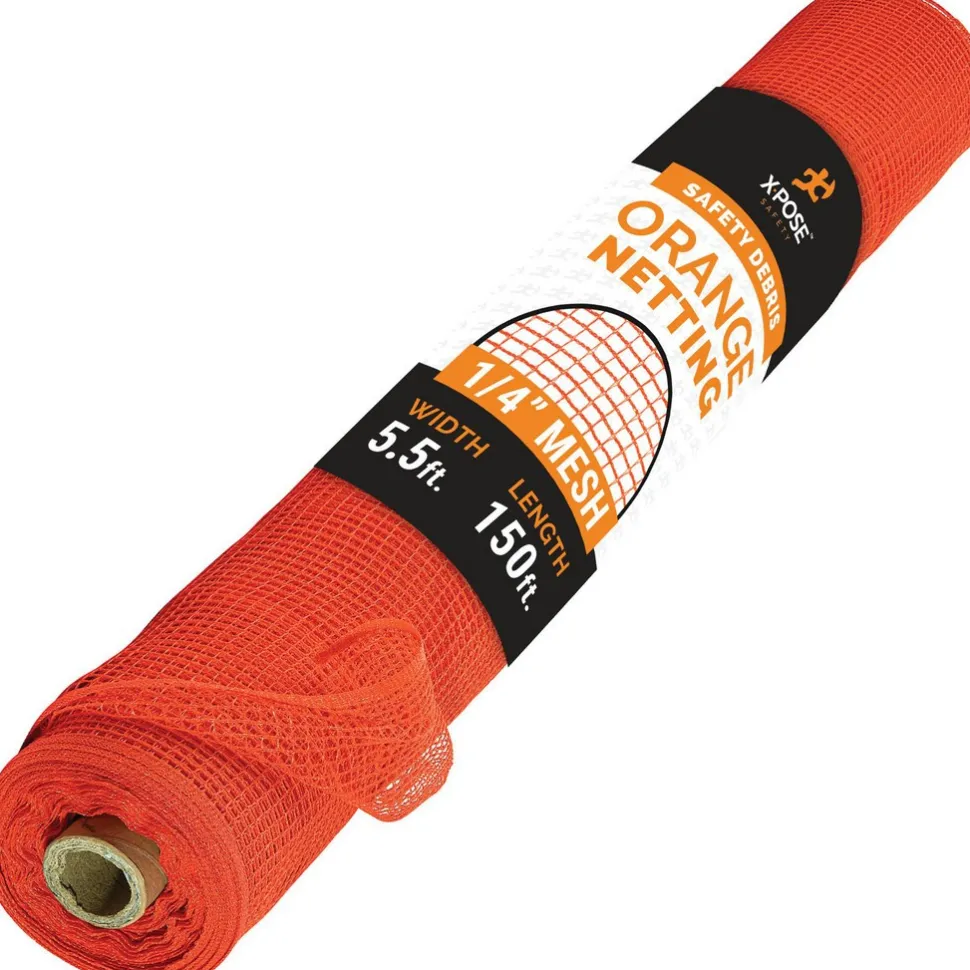 5'6" x 1/4" x 150' Heavy-Duty Fire-Retardant Multi-Purpose Net