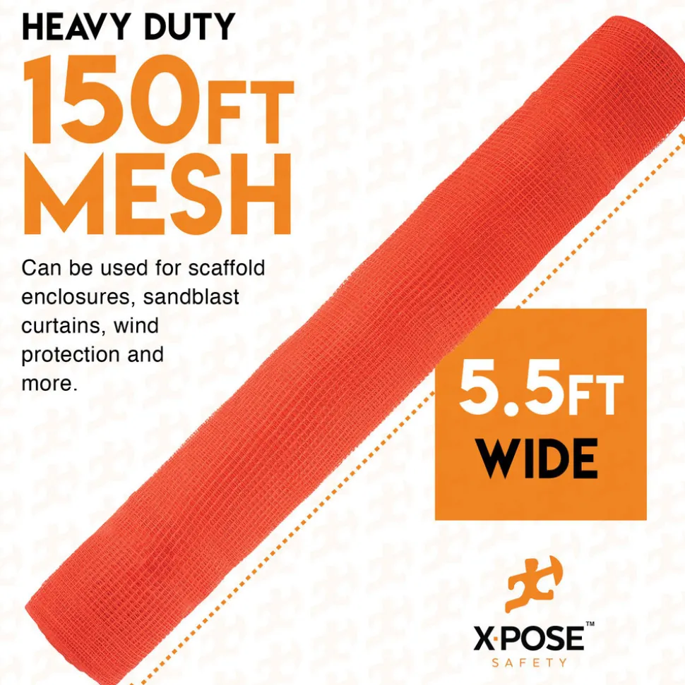 5'6" x 1/4" x 150' Heavy-Duty Fire-Retardant Multi-Purpose Net