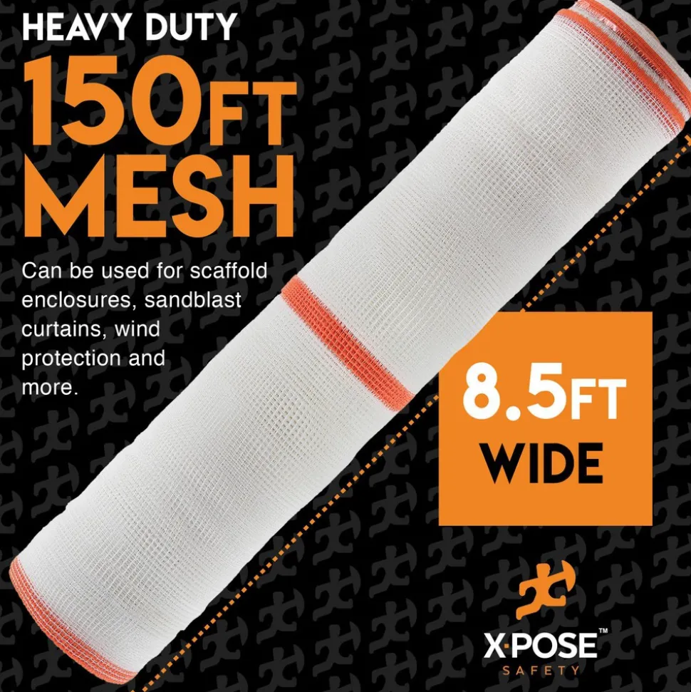 8'6" x 1/4" x 150' Heavy-Duty Fire-Retardant Multi-Purpose Net