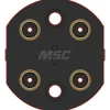 116X100X25MM ALUM ROCKLOCK 52MM BASE