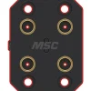 103.5X103.5X25MM ALUM ROCKLOCK 52MM BASE