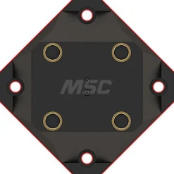 200X200X100MM ALUM ROCKLOCK 96MM RISER